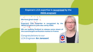 Enperas's LCA expertise is recognized by the French INIES EPD Program